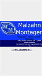 Mobile Screenshot of malzahn-montagen.de